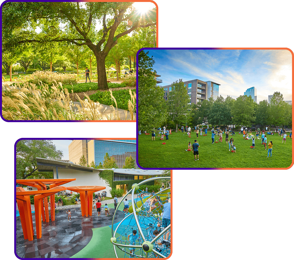 Levy Park Collage